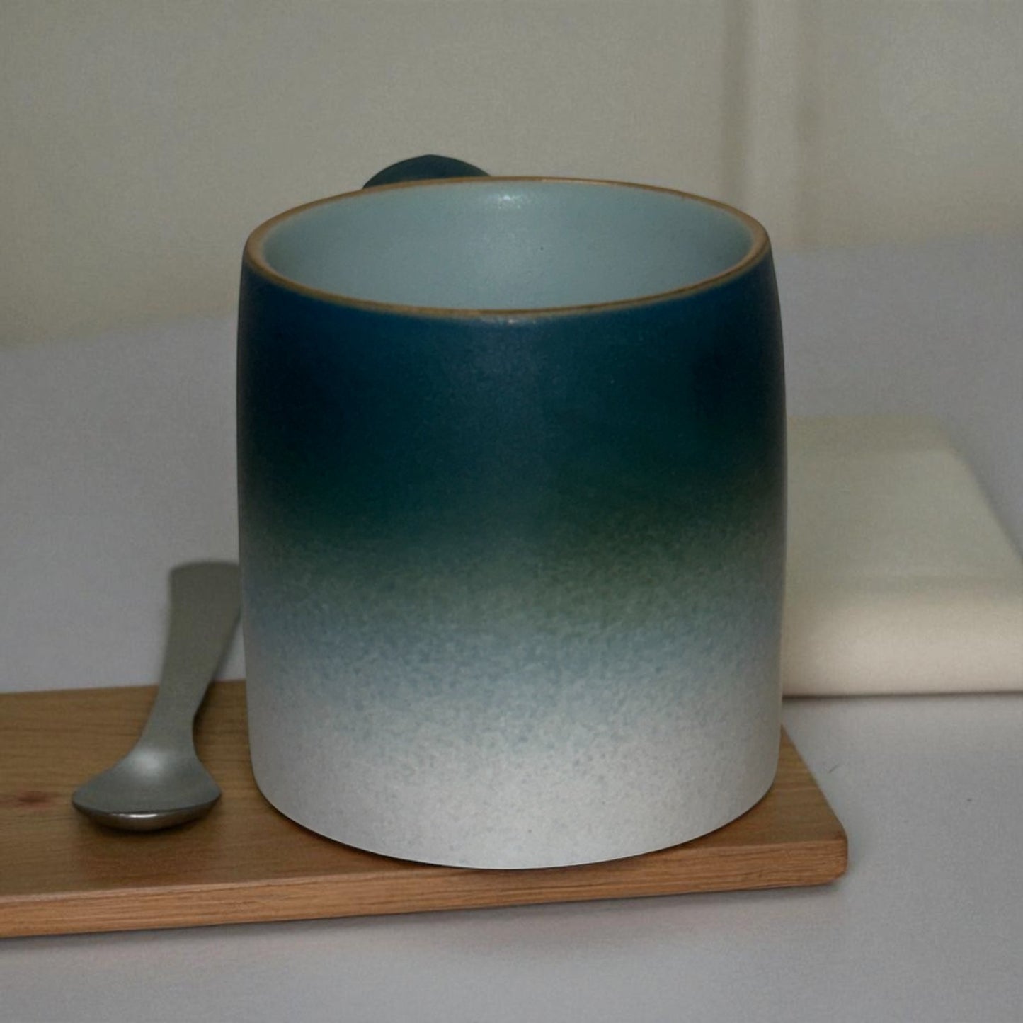 Wabi Fade Demitasse Cup (80 ml Espresso Cup) - Set - Green and White