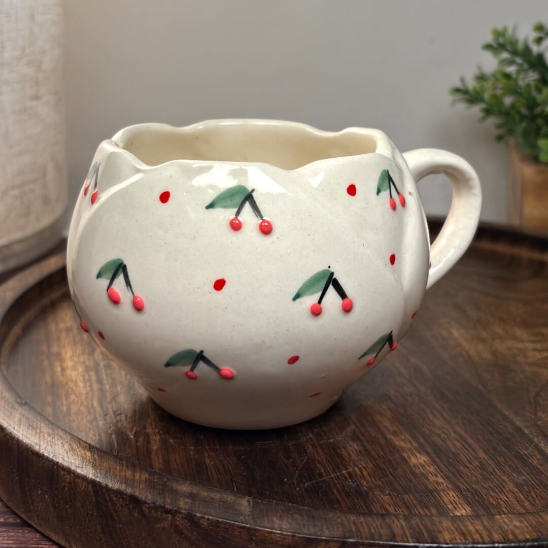 Cherry Sprigs Ceramic Mug