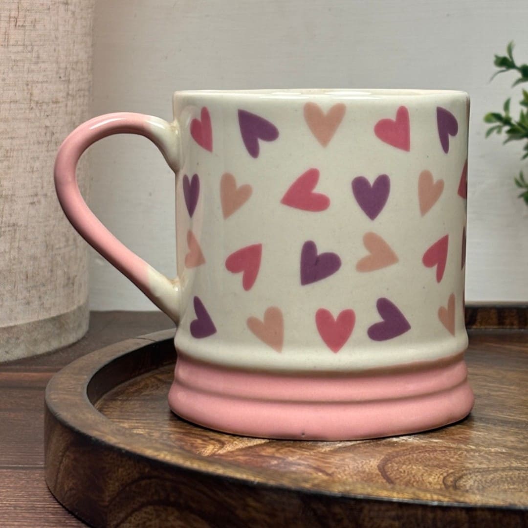 Confetti Hearts Ceramic Mug