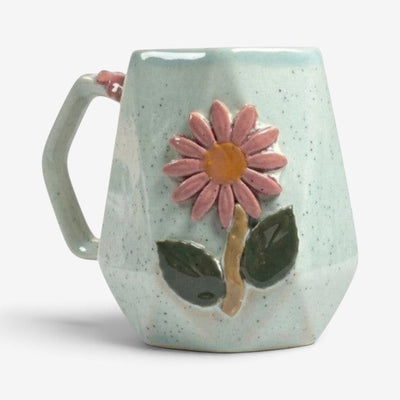 Angular Blossom Ceramic Cup