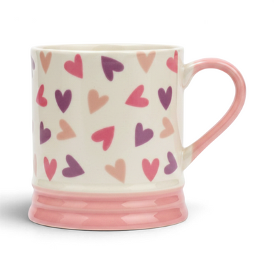 Confetti Hearts Ceramic Mug