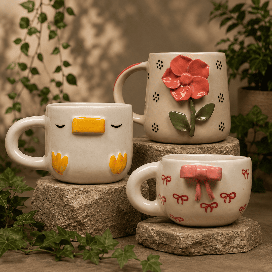 The Aesthetic Mugs Combo AI (Set of 3)