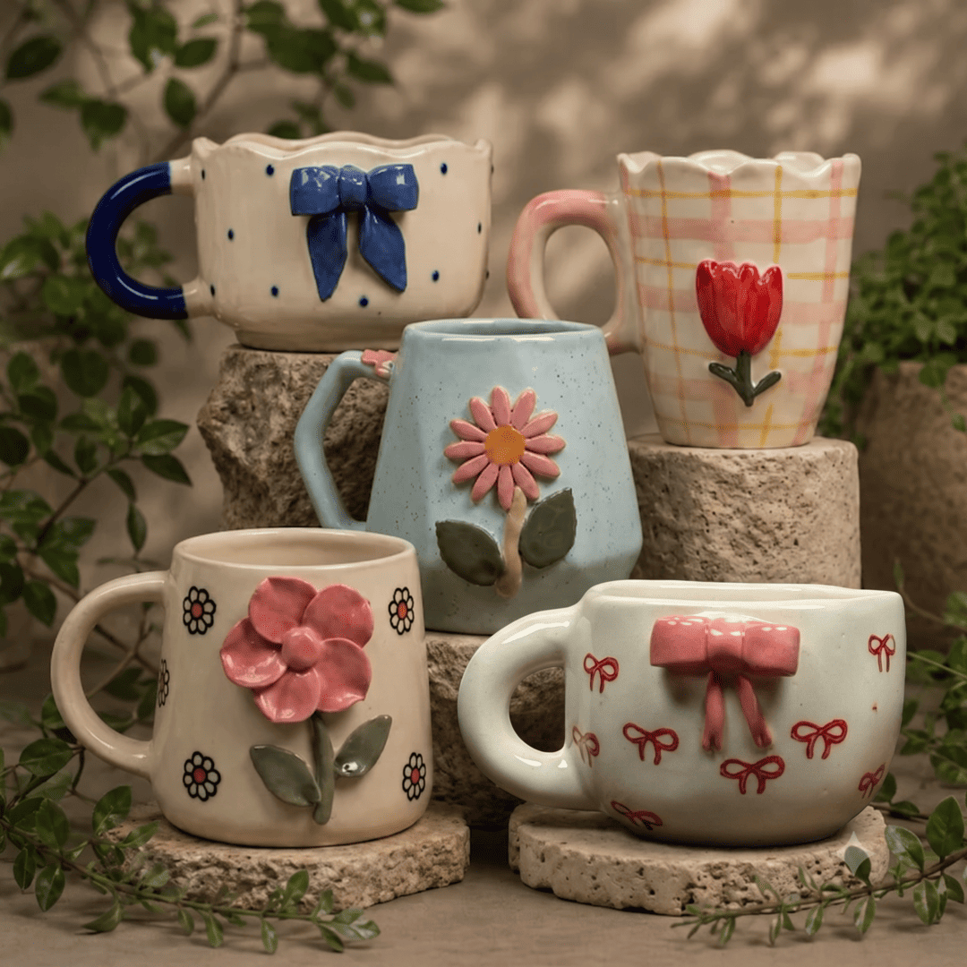 The Aesthetic Mugs Combo AC (Set of 5)