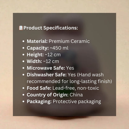 Sugar Snug Ceramic Mug (With Lid) - Pink