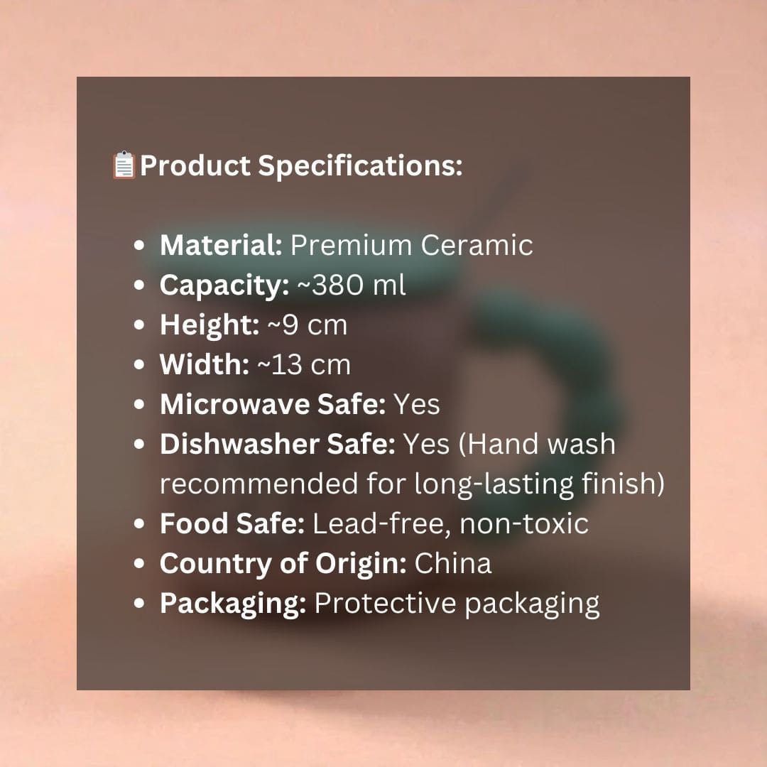 Pastel Pup Ceramic Mug (With Spoon and Lid) - Pink