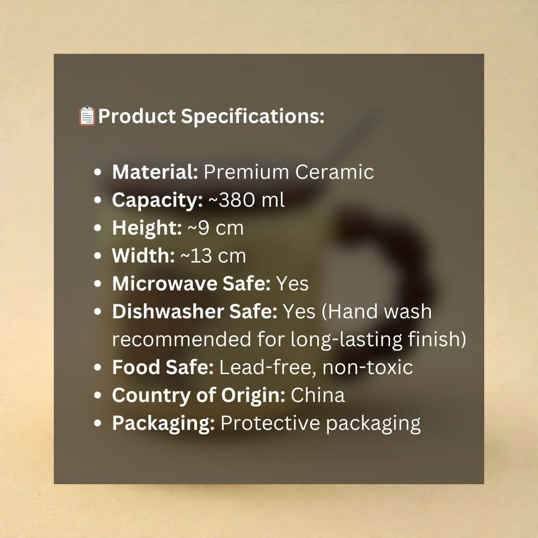 Pastel Pup Ceramic Mug (With Spoon and Lid) - Biege