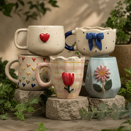 The Aesthetic Mugs Combo (Set of 5)
