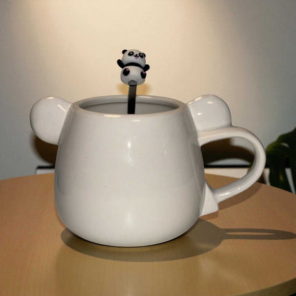 Moodie Panda Ceramic Mug (With Spoon) - The Sweetie