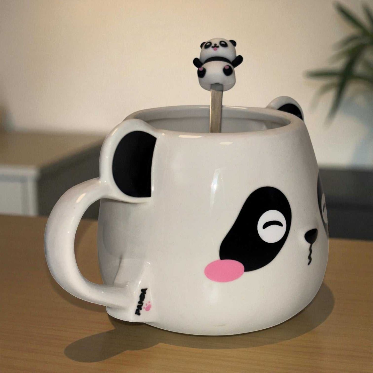 Moodie Panda Ceramic Mug (With Spoon) - The Sweetie