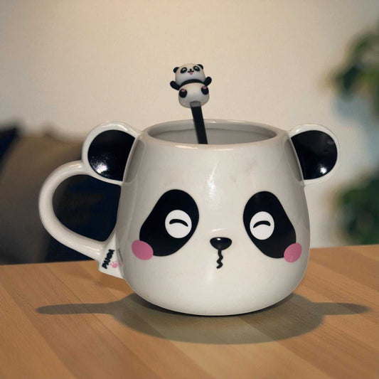 Moodie Panda Ceramic Mug (With Spoon) - The Sweetie