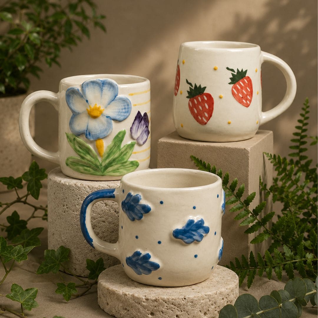 The Aesthetic Mugs Combo AF (Set of 3)