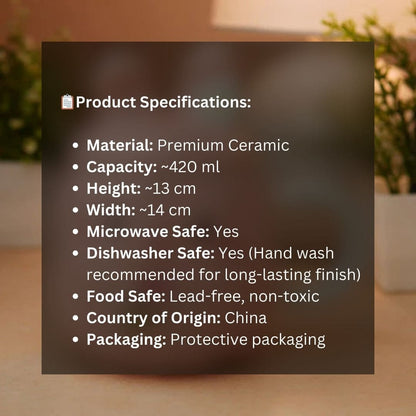 Blush Bunny Ceramic Mug (With Lid) - Pink