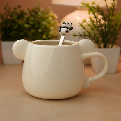 Moodie Panda Ceramic Mug (With Spoon) - The Wink