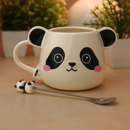 Moodie Panda Ceramic Mug (With Spoon) - The Sweetie