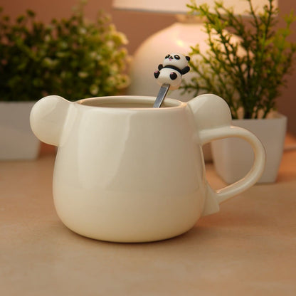 Moodie Panda Ceramic Mug (With Spoon) - The Sweetie
