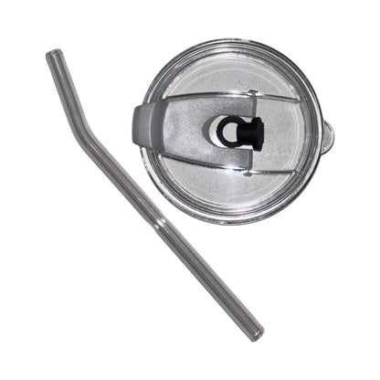 Multipurpose Panda Ceramic Tumbler (With Straw and Lid)