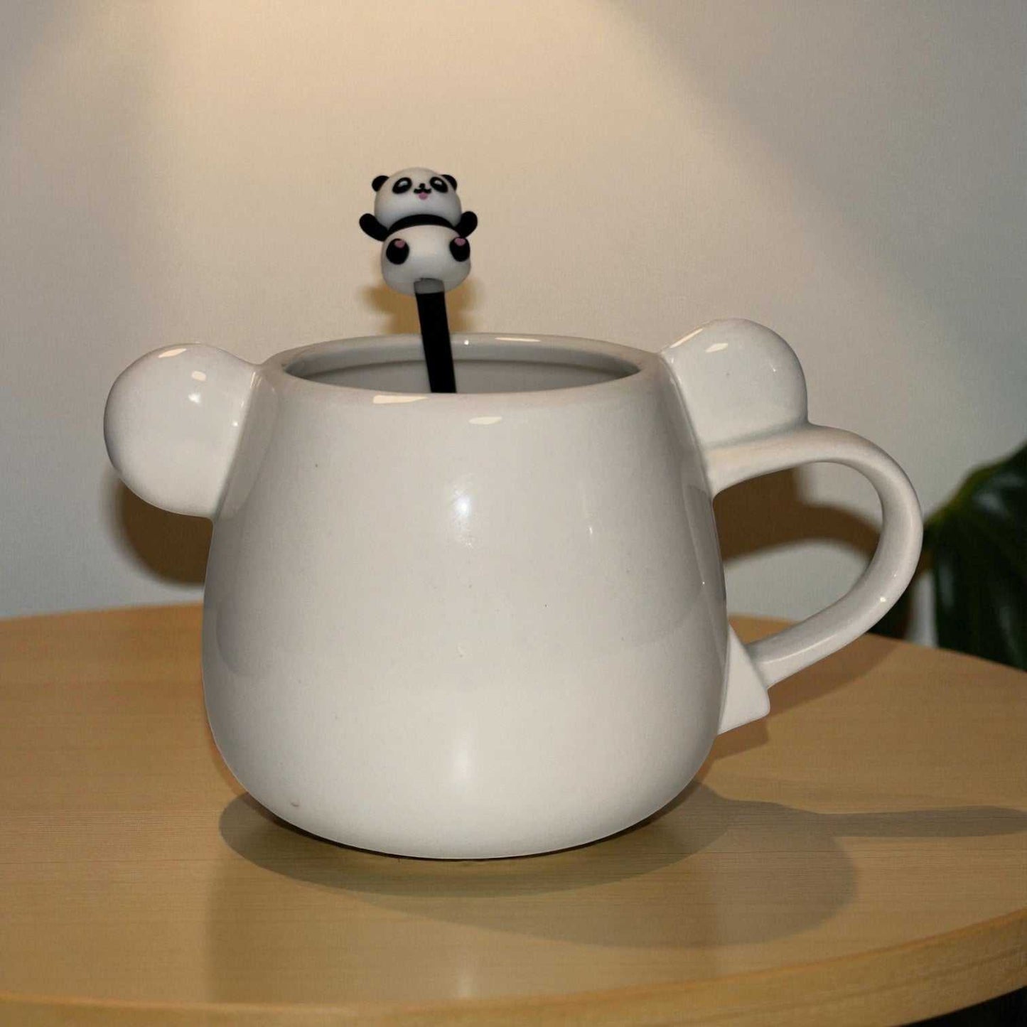 Moodie Panda Ceramic Mug (With Spoon) - The Bubbly