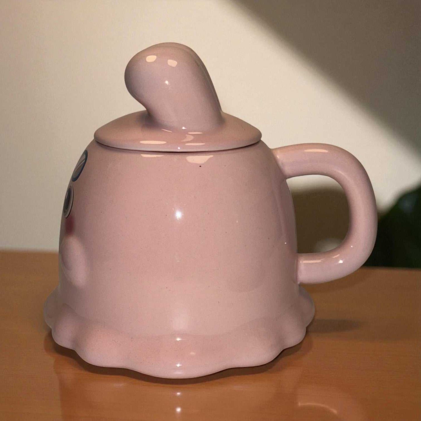 Sugar Snug Ceramic Mug (With Lid) - Pink