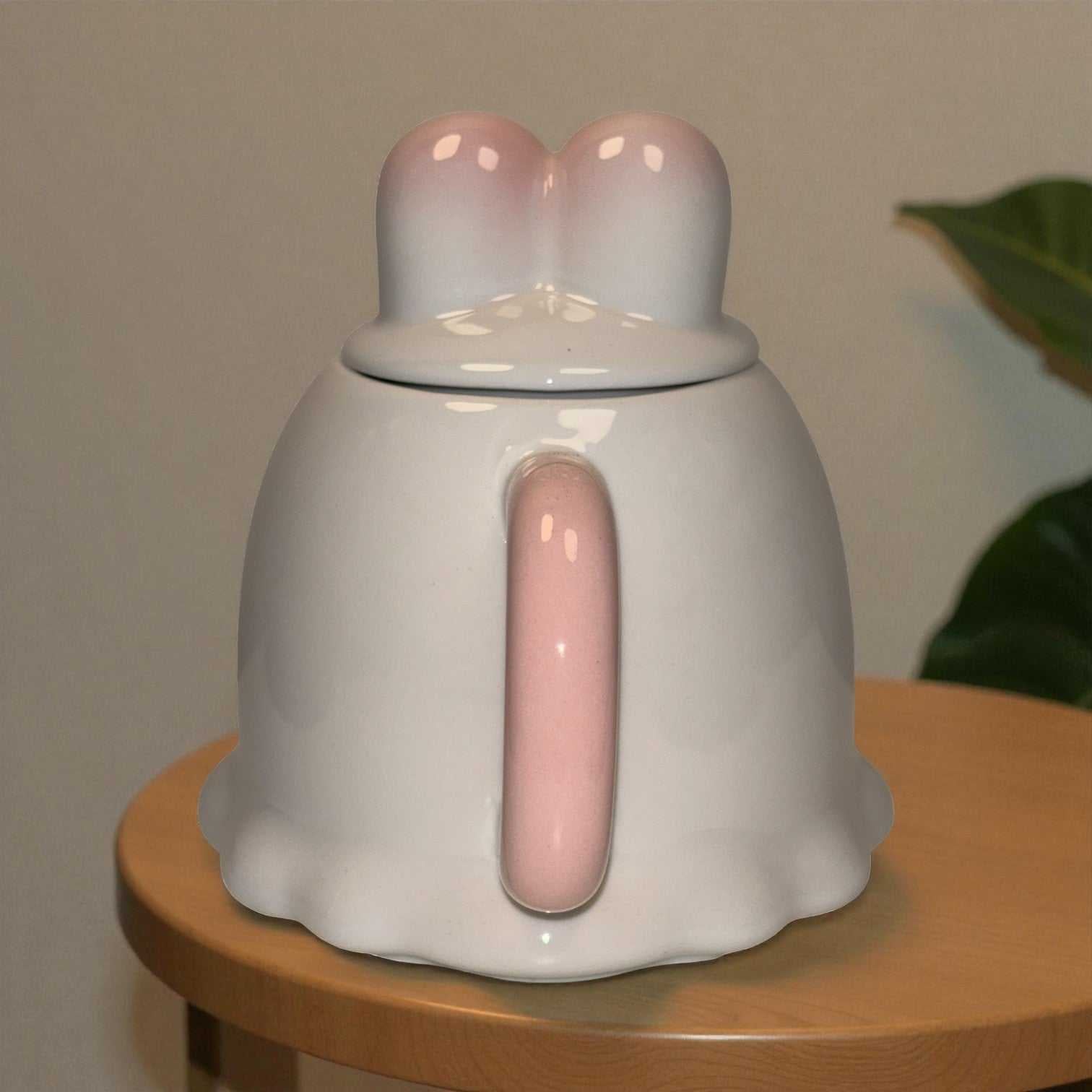 Sugar Snug Ceramic Mug (With Lid) - White