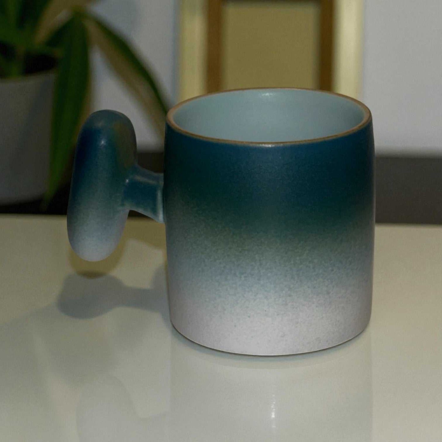 Wabi Fade Demitasse Cup (80 ml Espresso Cup) - Set - Green and White