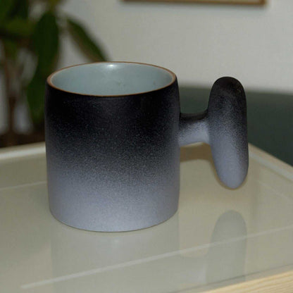 Wabi Fade Demitasse Cup (80 ml Espresso Cup) - Black and White