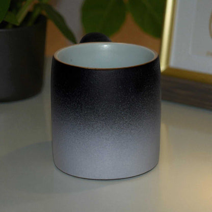 Wabi Fade Demitasse Cup (80 ml Espresso Cup) - Black and White