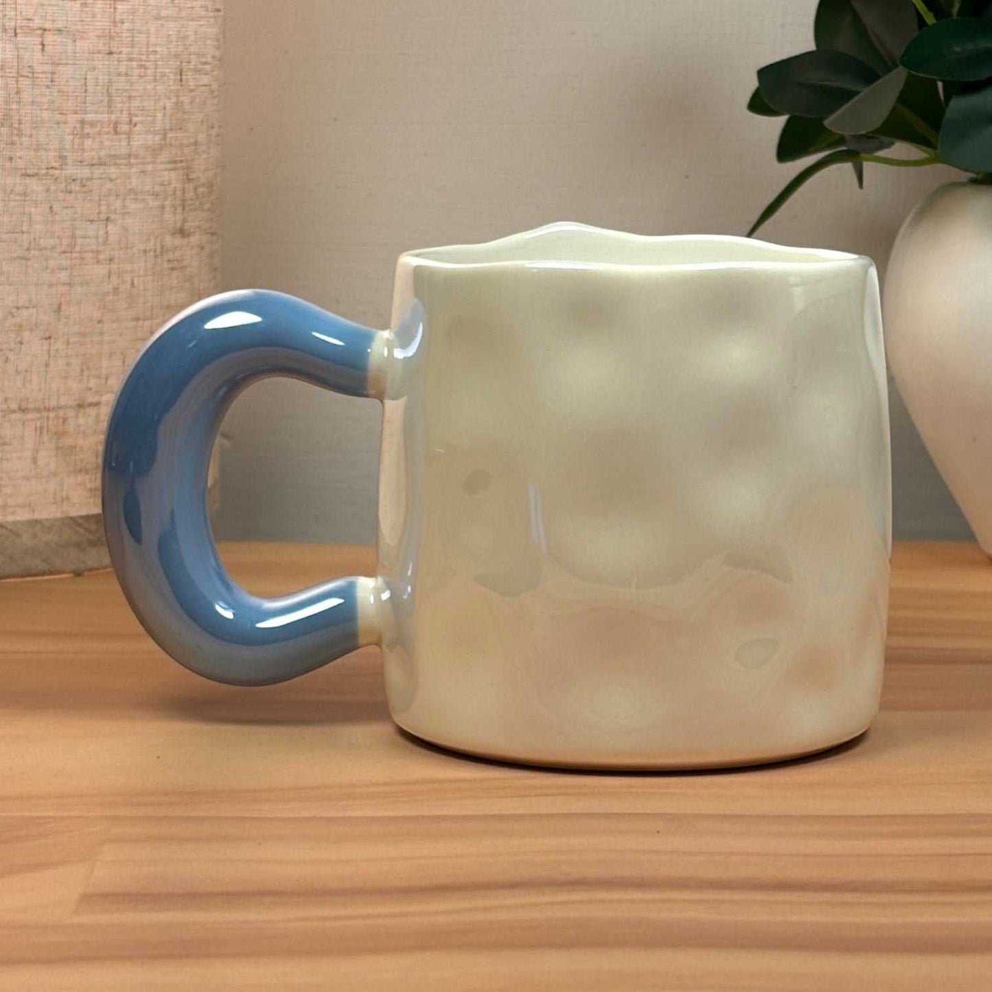 Tulip Meadow Ceramic Mug - Blue