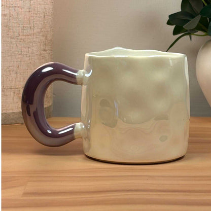 Tulip Meadow Ceramic Mug - Violet