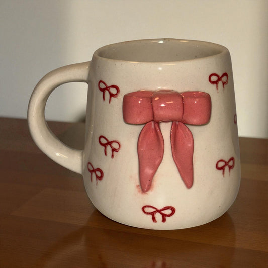 Cozy Bow Ceramic Cup