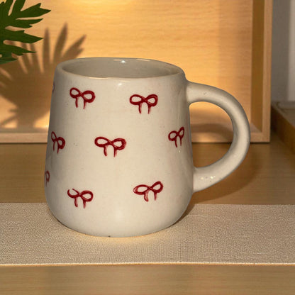 Cozy Bow Ceramic Cup