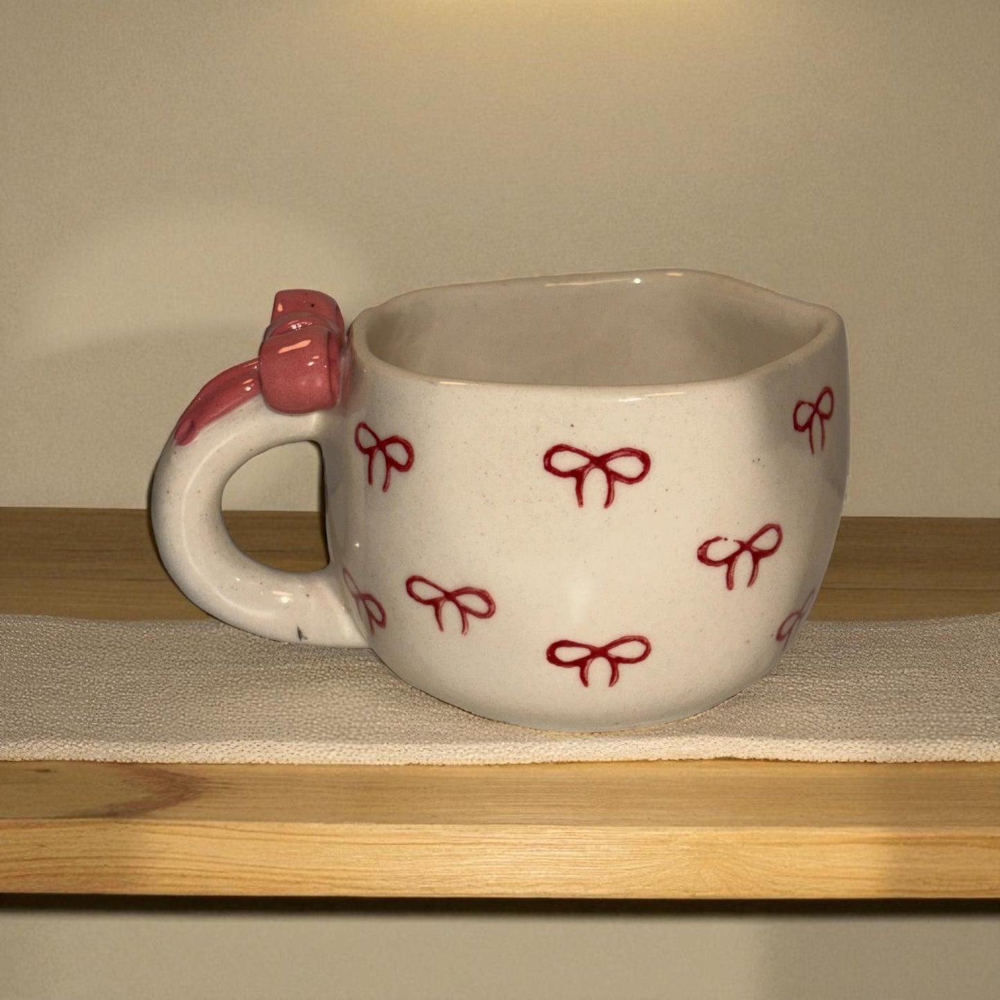 Tiny Bows Ceramic Cup