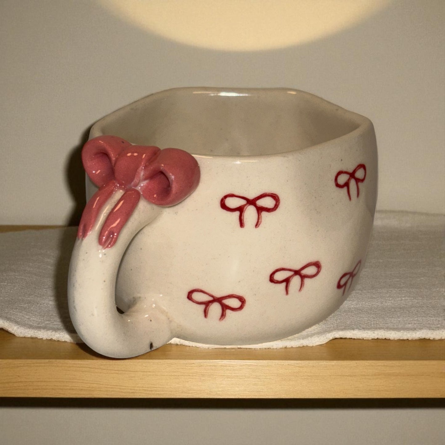 Tiny Bows Ceramic Cup