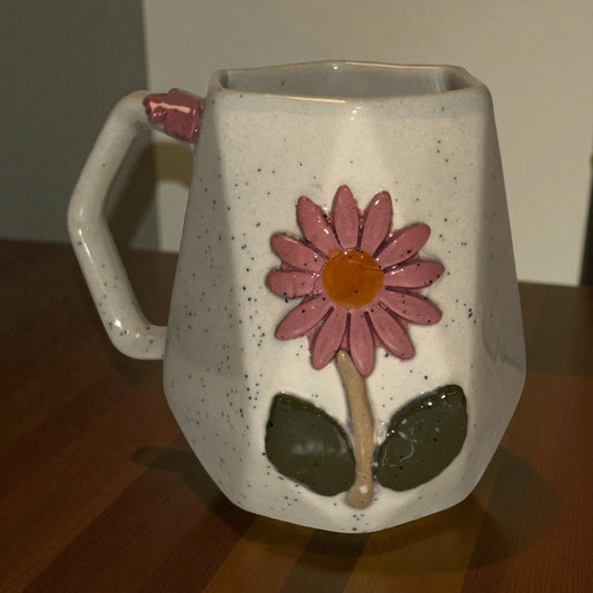 Angular Blossom Ceramic Cup