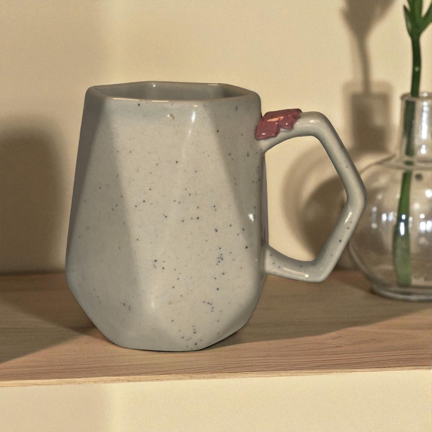Angular Blossom Ceramic Cup