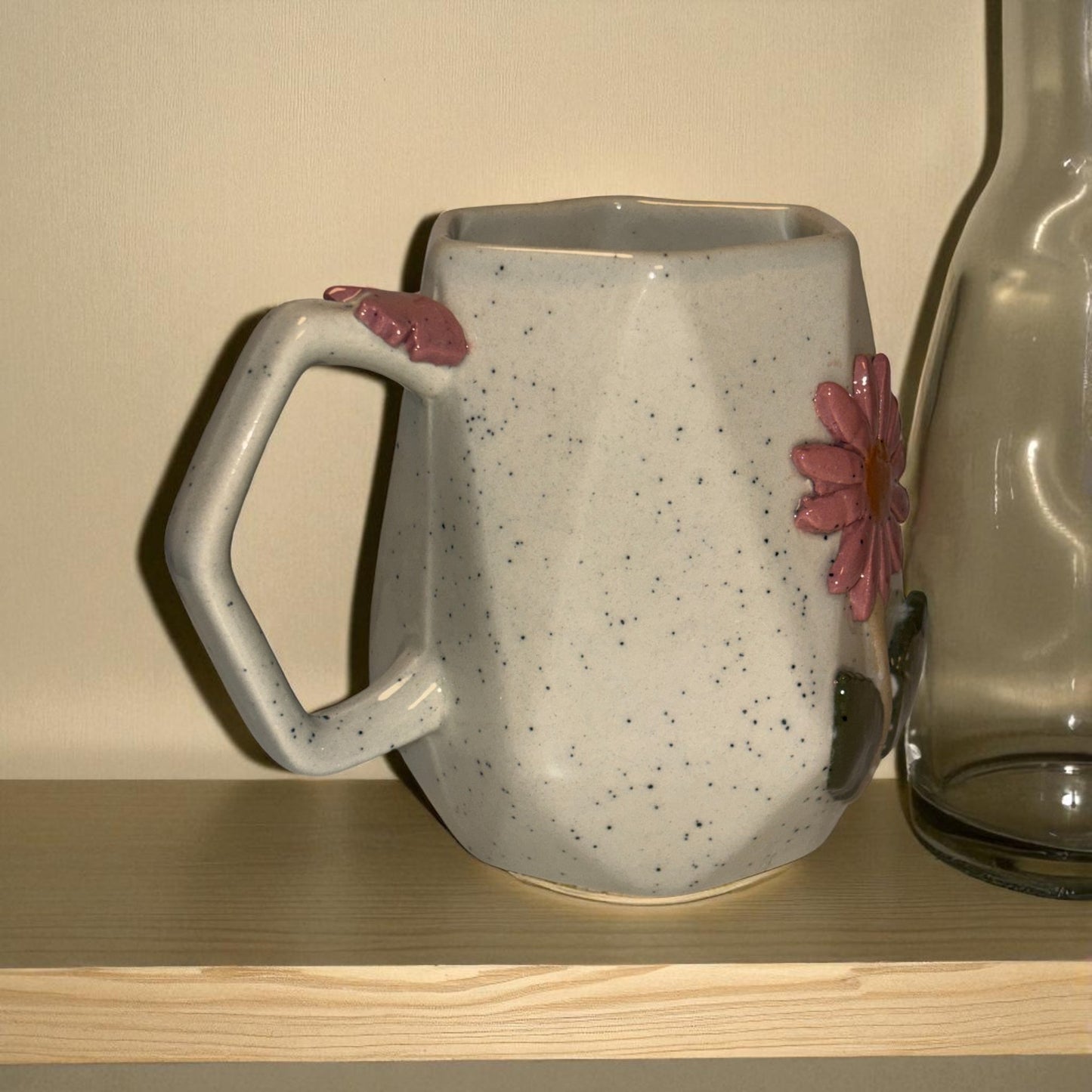 Angular Blossom Ceramic Cup
