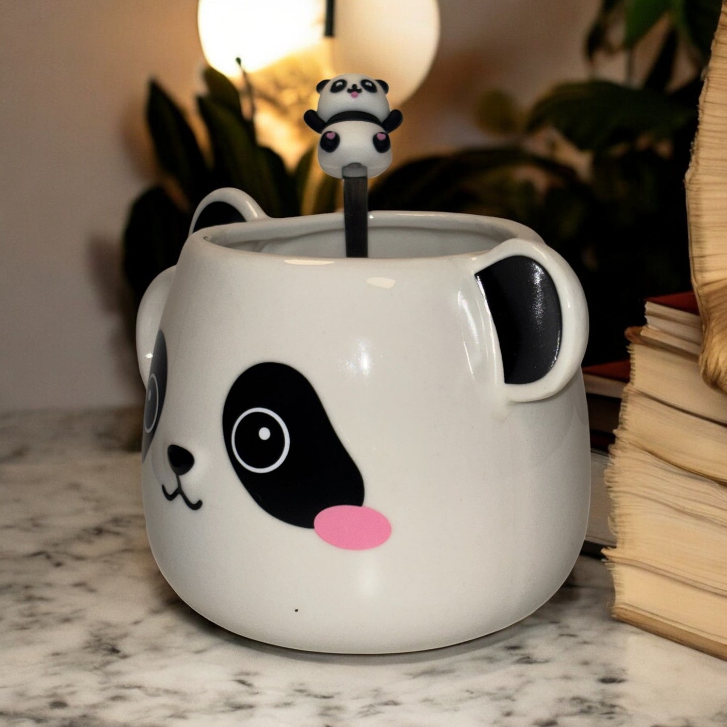 Moodie Panda Ceramic Mug (With Spoon) - The Sweetie