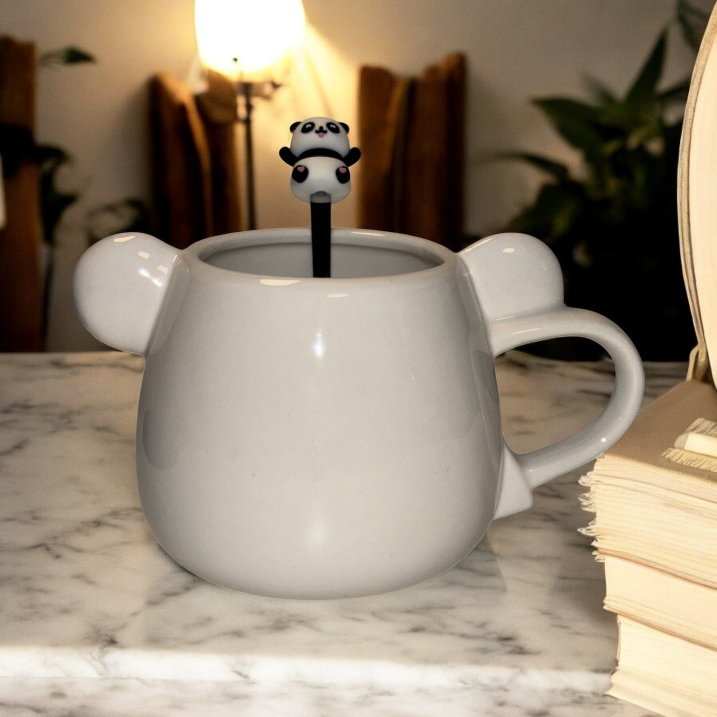 Moodie Panda Ceramic Mug (With Spoon) - The Sweetie
