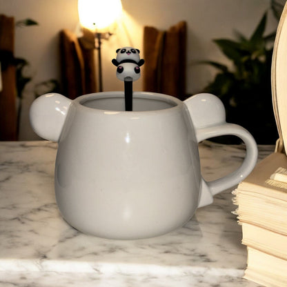 Moodie Panda Ceramic Mug (With Spoon) - The Sweetie