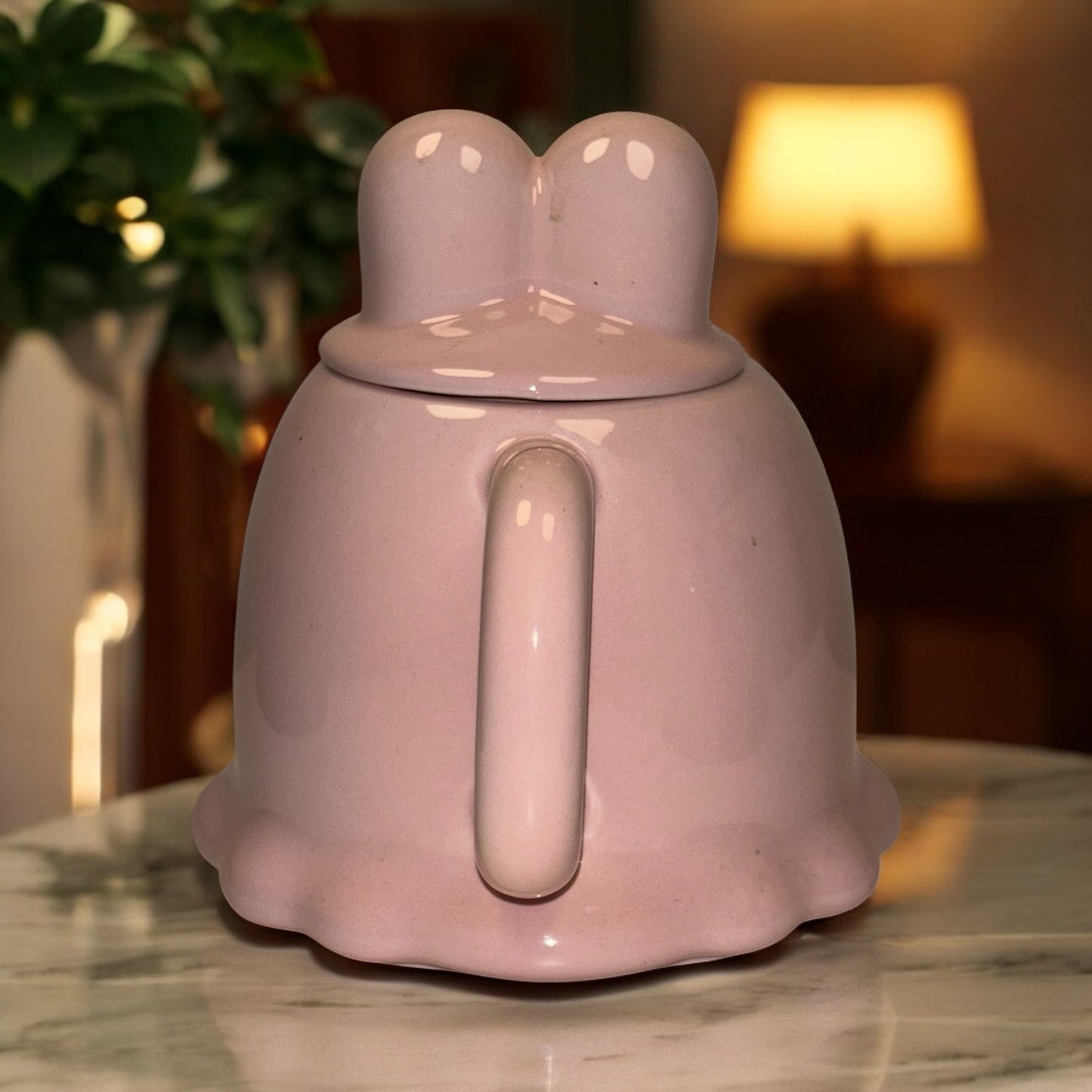 Sugar Snug Ceramic Mug (With Lid) - Pink