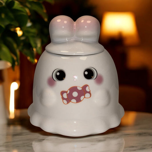 Sugar Snug Ceramic Mug (With Lid) - White