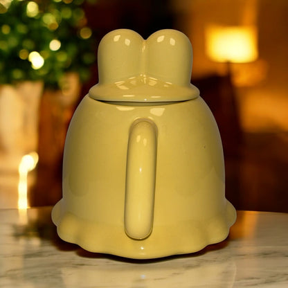 Sugar Snug Ceramic Mug (With Lid) - Yellow