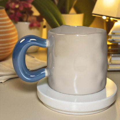 Tulip Meadow Ceramic Mug - Blue