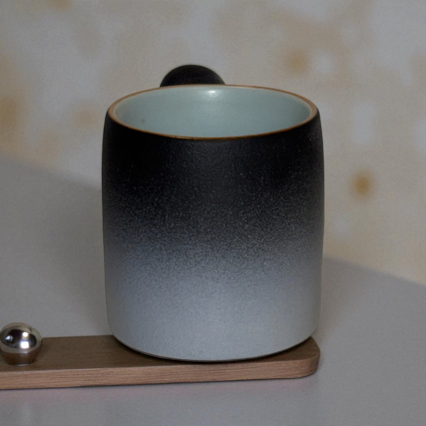 Wabi Fade Demitasse Cup (80 ml Espresso Cup) - Black and White