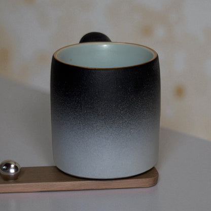 Wabi Fade Demitasse Cup (80 ml Espresso Cup) - Black and White