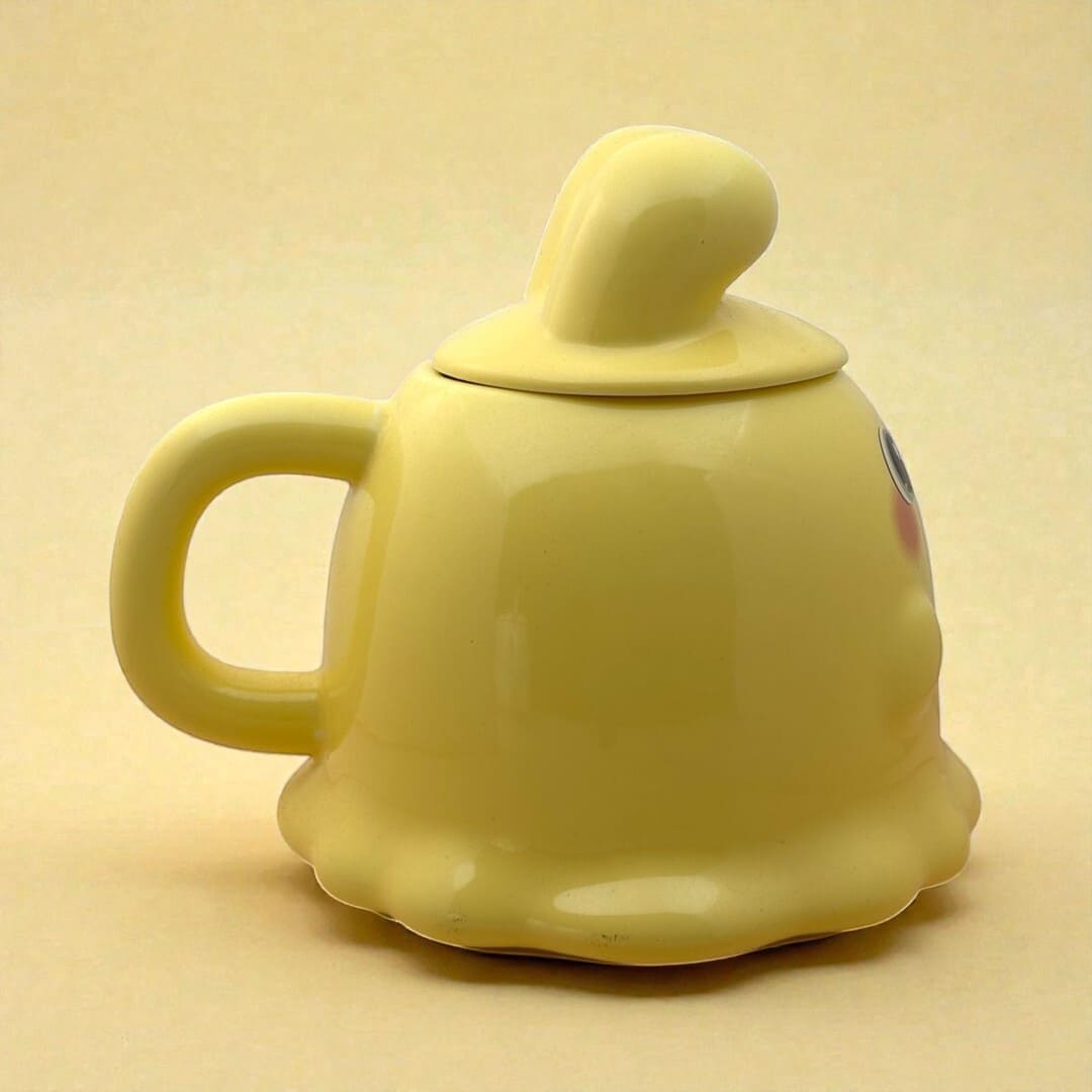 Sugar Snug Ceramic Mug (With Lid) - Yellow