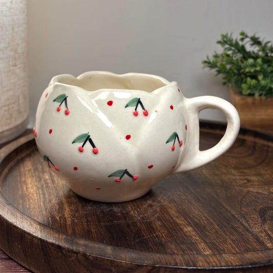 Cherry Sprigs Ceramic Mug