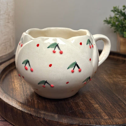 Cherry Sprigs Ceramic Mug