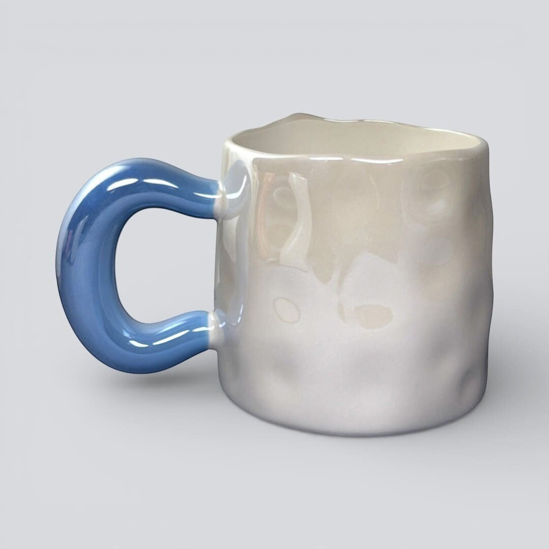 Tulip Meadow Ceramic Mug - Blue