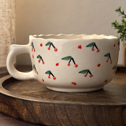 Cherry Bliss Ceramic Cup