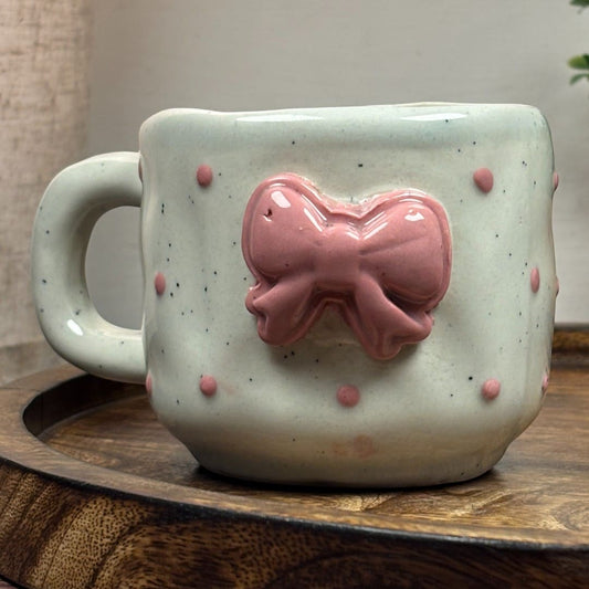 Dainty Bow Ceramic Mug